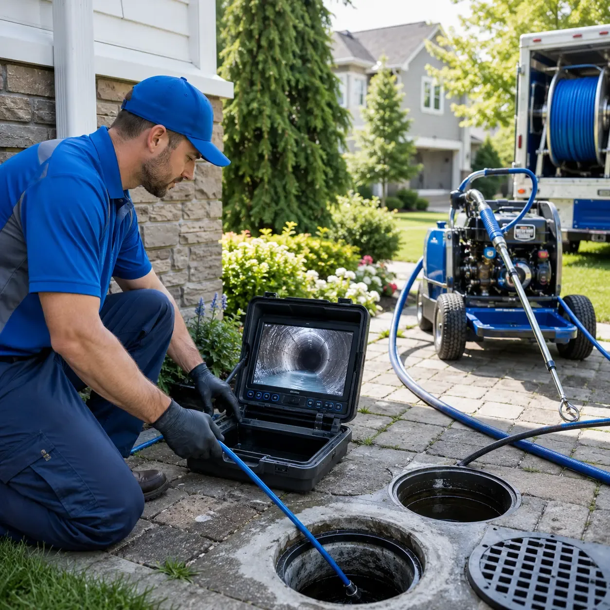 Outdoor drain cleaning professionals serving Mapleton, IL